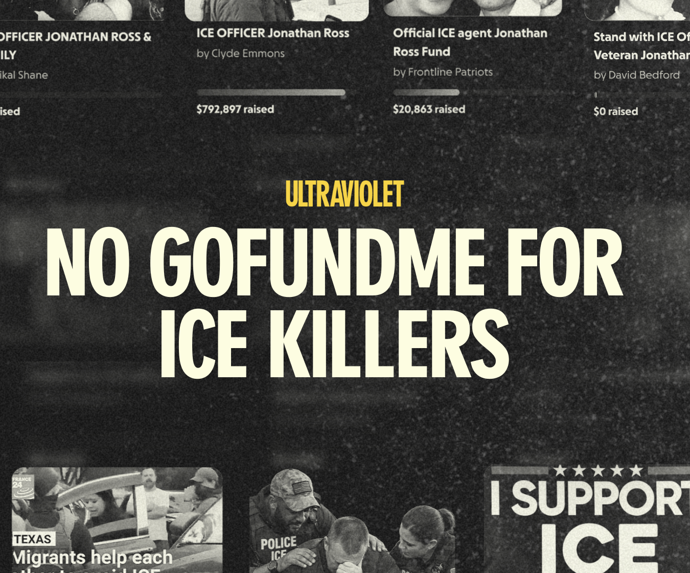 GoFundMe is still supporting ICE terror