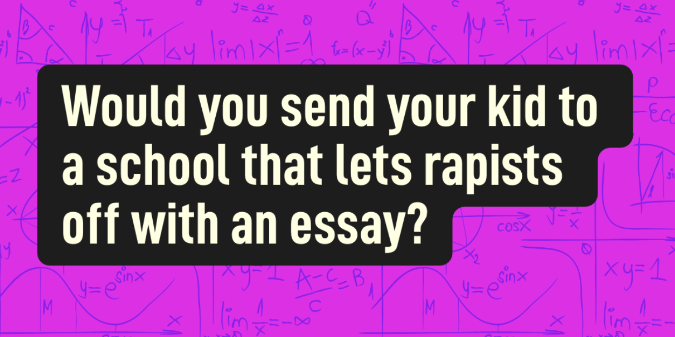 Tell Universities: Survivors deserve more than the bare minimum